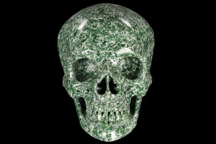 Realistic, Polished Hamine Jasper Skull #116391